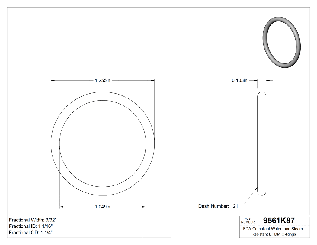 Technical drawing - 9561K87